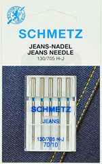 Фото  Иглы для джинсы 130705H-J № 70, 5 шт. Schmetz | Текстильторг
