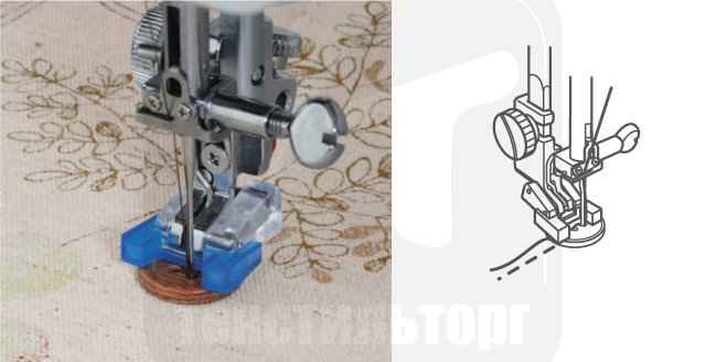 Фото  Лапка для пришивания пуговиц 200-136-024 Elna (оригинал) | Текстильторг