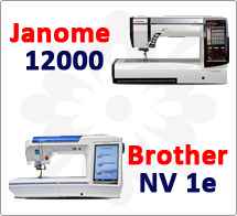 Тест драйв №32 Janome 12000 и Brother NV 1e