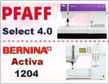 Тест драйв №12: Pfaff select 4.0 и Bernina Activa1204(240)