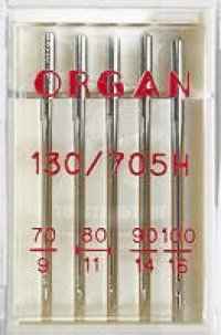 Фото  Иглы стандарт №№ 70,80(2),90,100, 5 шт. Organ | Текстильторг