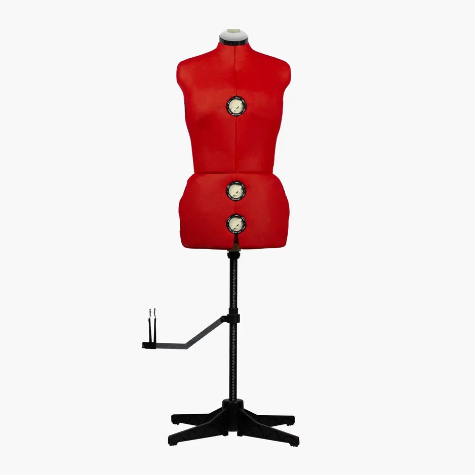 Фото  Манекен портновский раздвижной EFFEKTIV Tailor Woman L (red) | Текстильторг