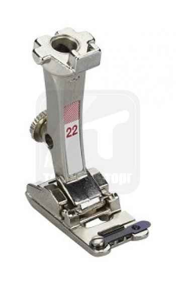 Фото  Лапка для швейных машин №22 для шнура (3 желобка) Bernina (оригинал) | Текстильторг